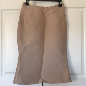 Romantic Zac Posen beige skirt